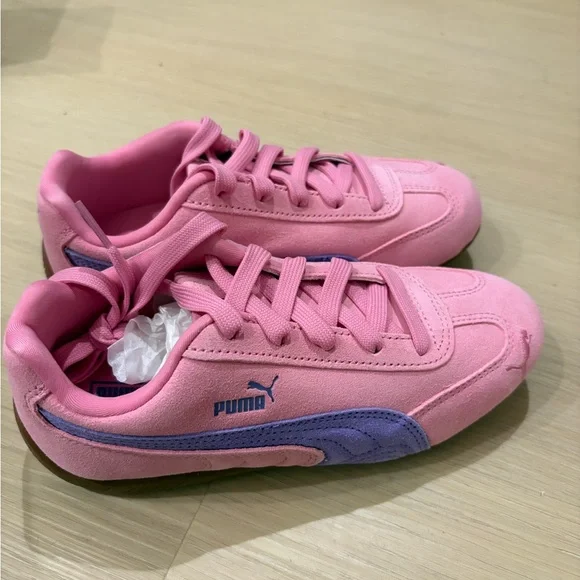 Puma Posie Pink and Lavender Alert Kids Sneakers 2.5 c - Picture 5 of 8